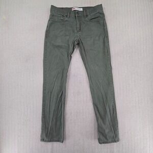 Levi's 511 Jeans Boys 18 Regular Green Denim Slim Performance Stretch 29x29 Kids